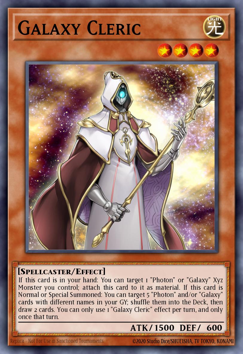Galaxy Cleric Yu-Gi-Oh card