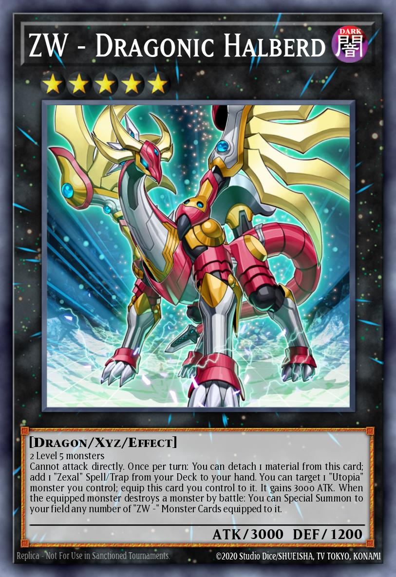 ZW - Dragonic Halberd Yu-Gi-Oh card