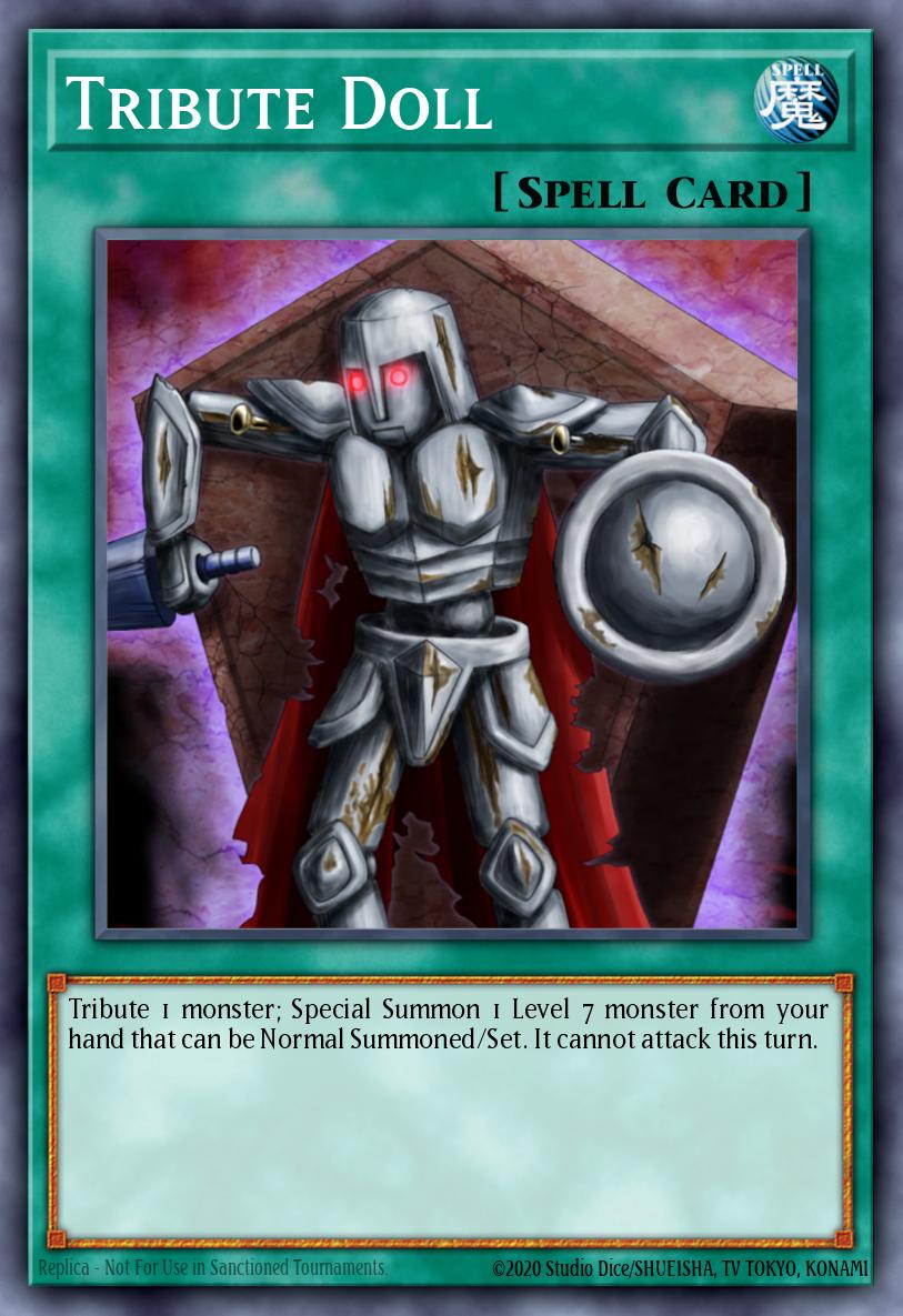 Tribute Doll Yu-Gi-Oh card