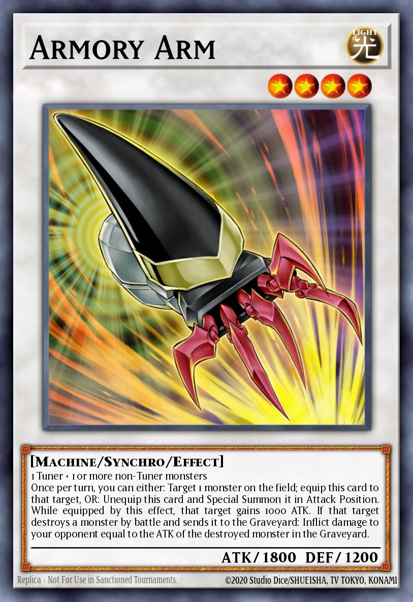Armory Arm Yu-Gi-Oh card