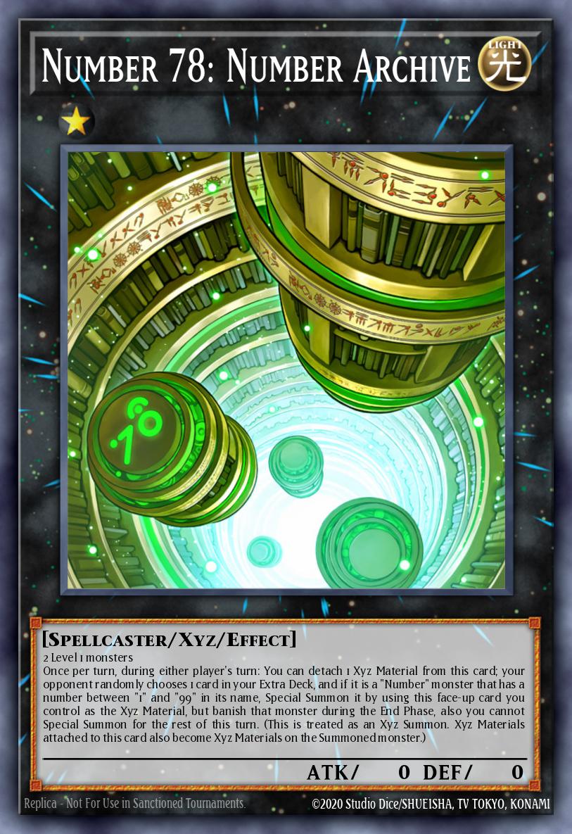 Number 78: Number Archive Yu-Gi-Oh card