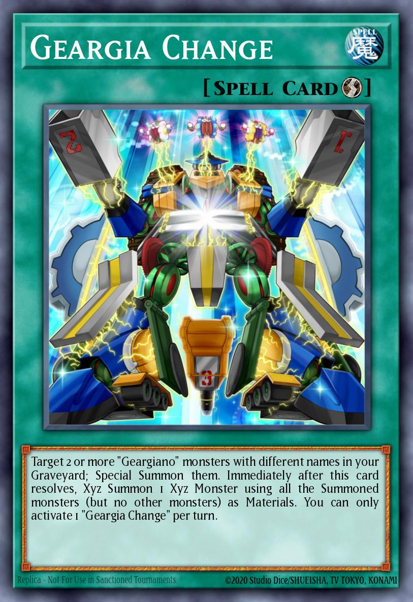 Geargia Change Yu-Gi-Oh card