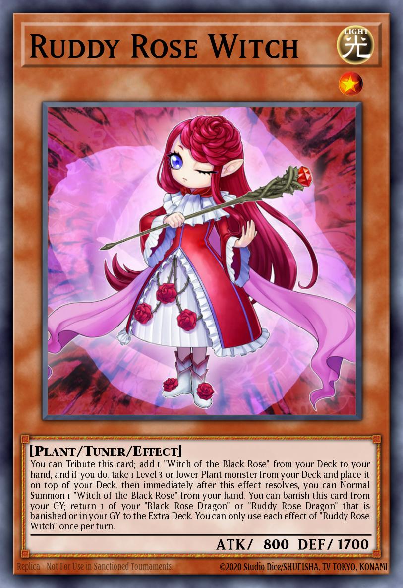 Ruddy Rose Witch Yu-Gi-Oh card