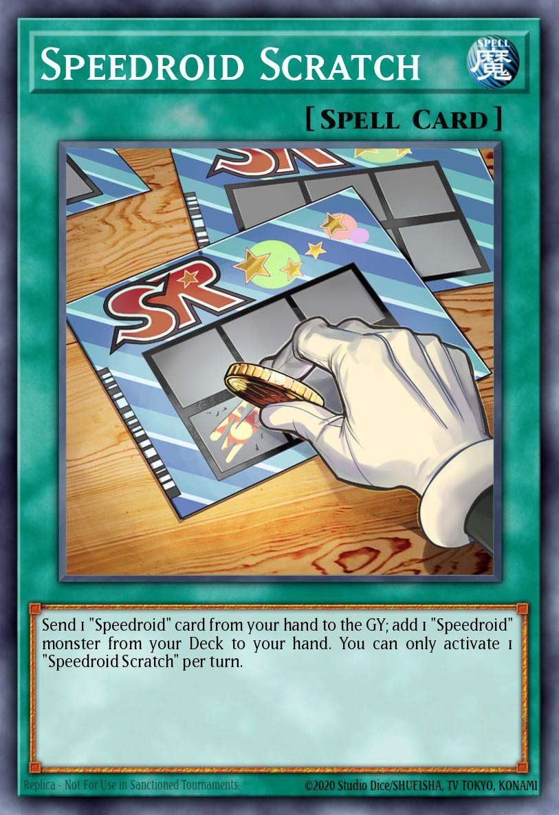 Speedroid Scratch Yu-Gi-Oh card