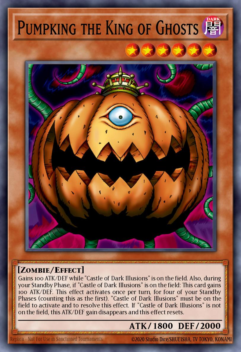 Pumpking the King of Ghosts Yu-Gi-Oh card