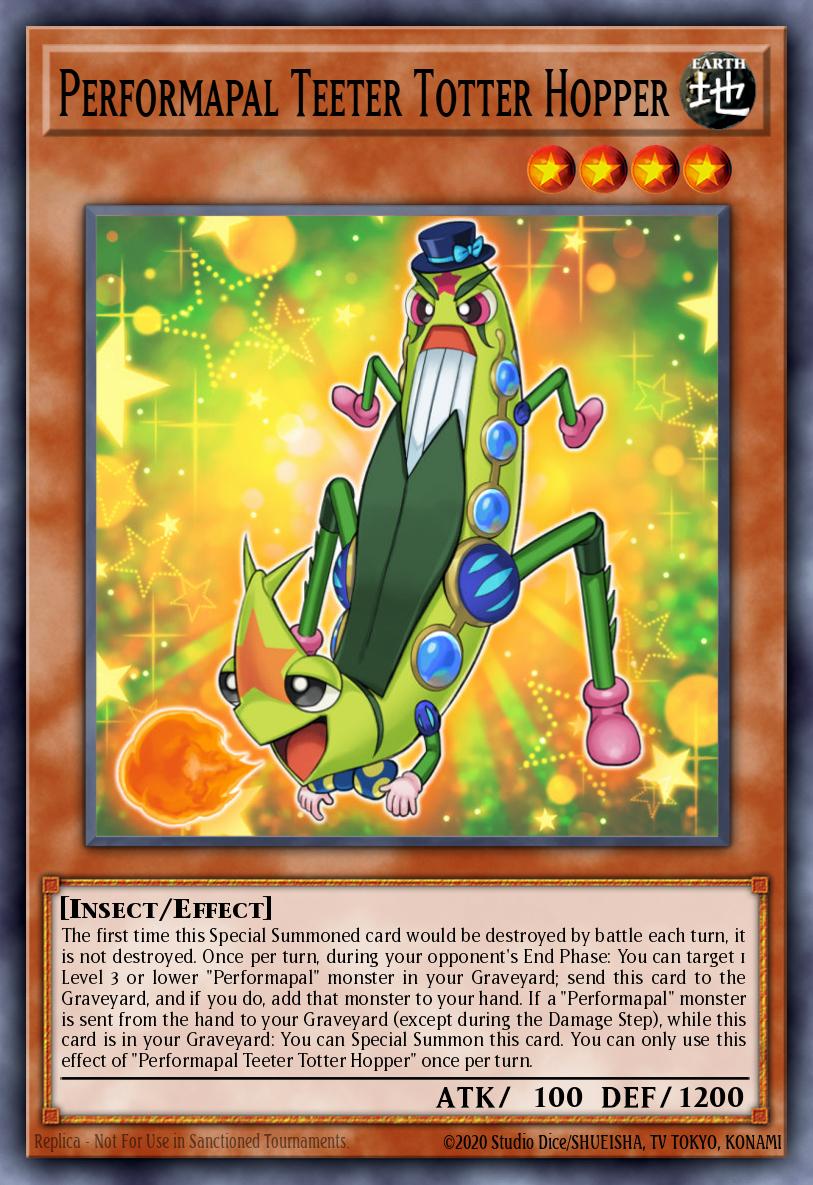 Performapal Teeter Totter Hopper Yu-Gi-Oh card