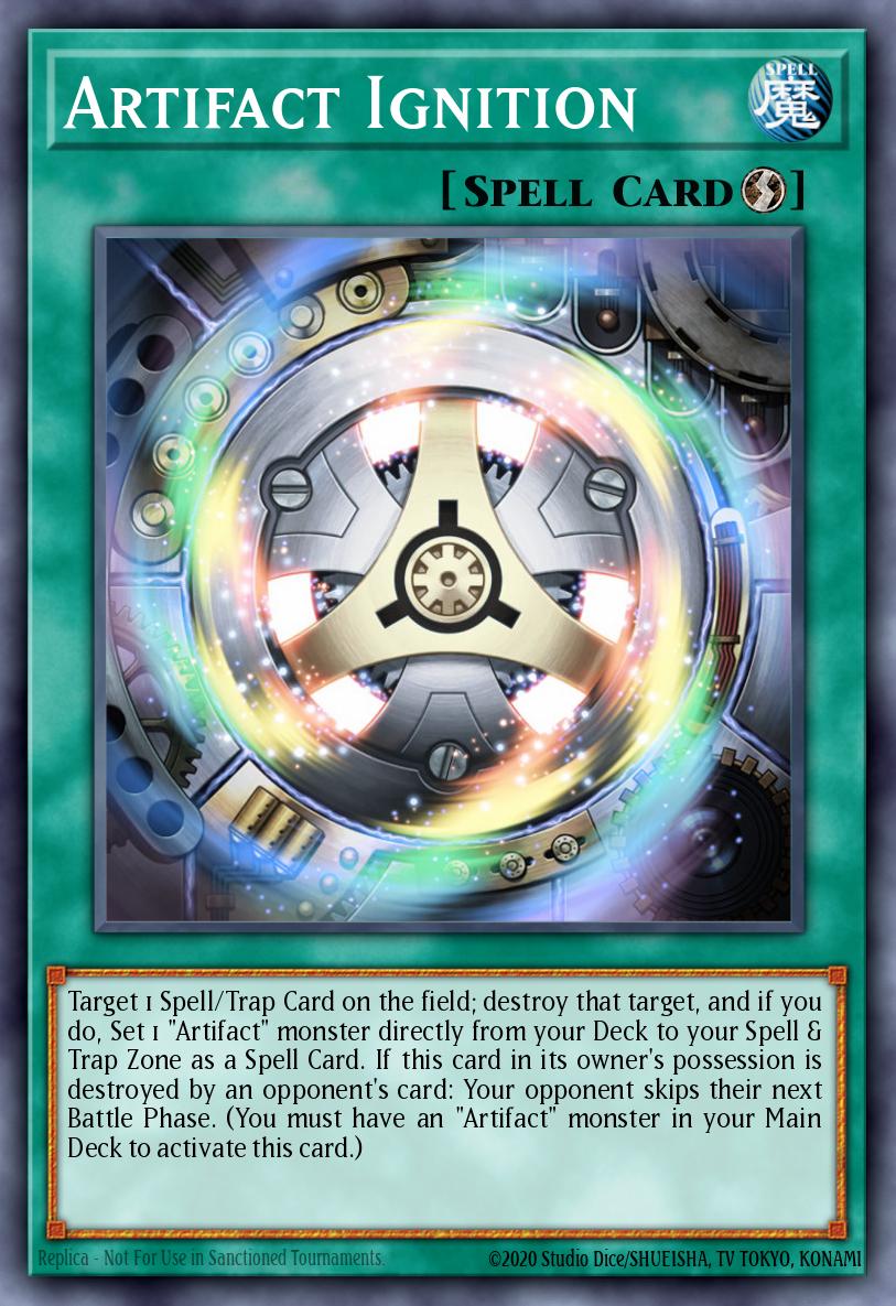 Artifact Ignition Yu-Gi-Oh card