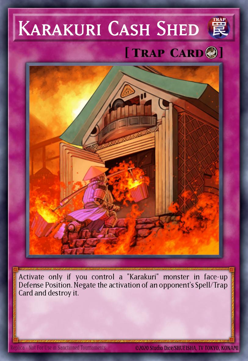 Karakuri Cash Shed Yu-Gi-Oh card