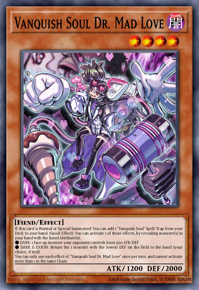 Vanquish Soul Dr. Mad Love Yu-Gi-Oh card