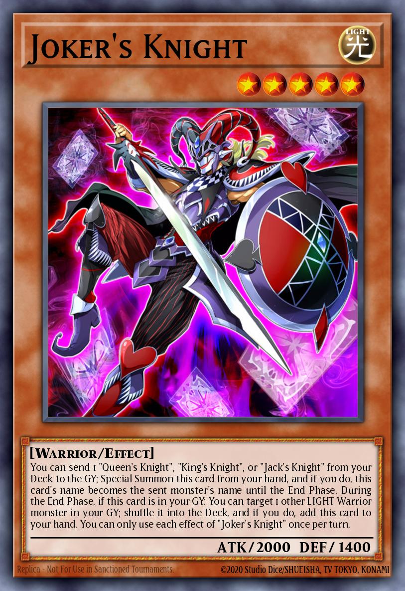 Joker's Knight Yu-Gi-Oh card