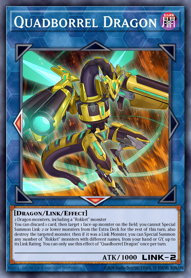 Quadborrel Dragon Yu-Gi-Oh card