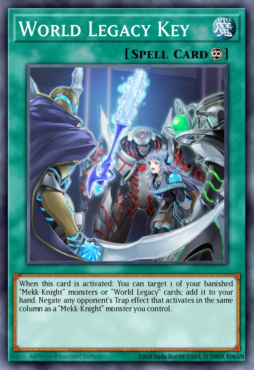 World Legacy Key Yu-Gi-Oh card