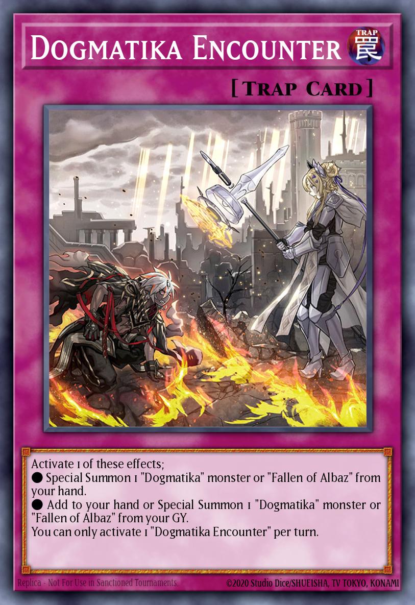 Dogmatika Encounter Yu-Gi-Oh card