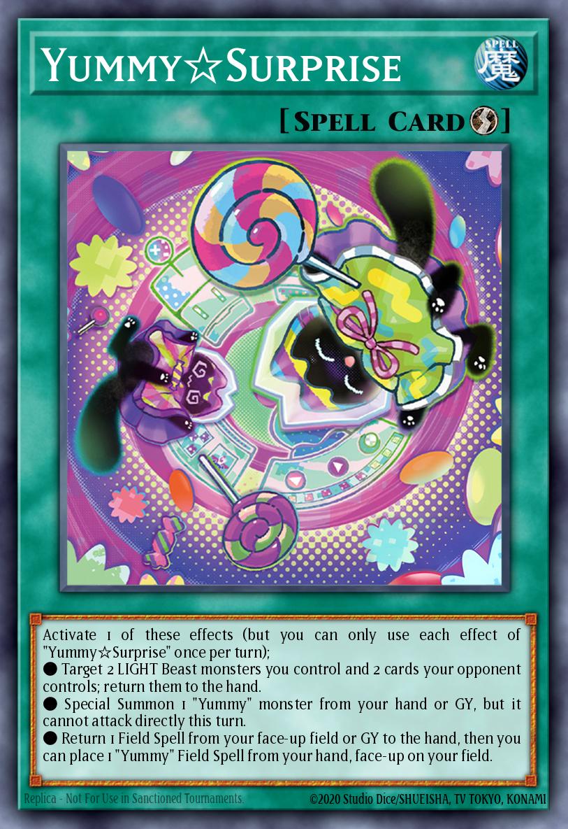 Yummy☆Surprise Yu-Gi-Oh card