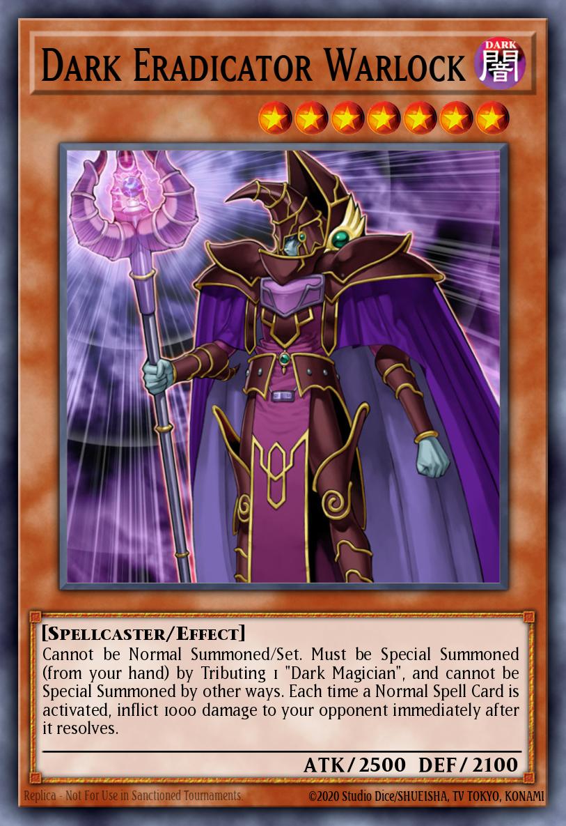 Dark Eradicator Warlock Yu-Gi-Oh card