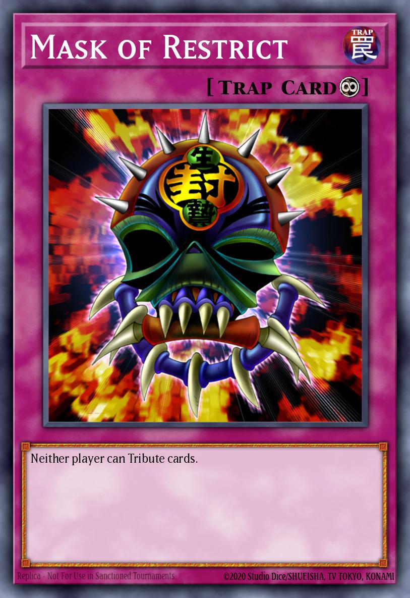 Mask of Restrict Yu-Gi-Oh card