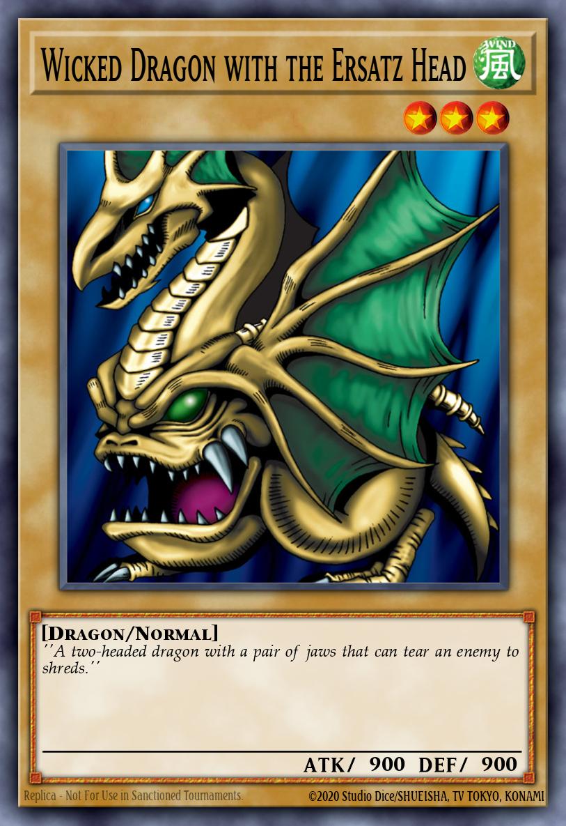 Wicked Dragon with the Ersatz Head Yu-Gi-Oh card
