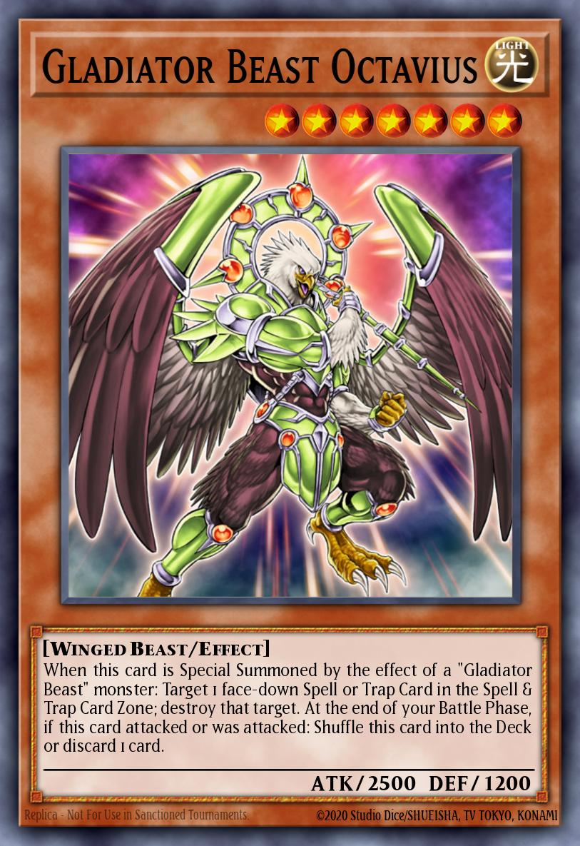 Gladiator Beast Octavius Yu-Gi-Oh card
