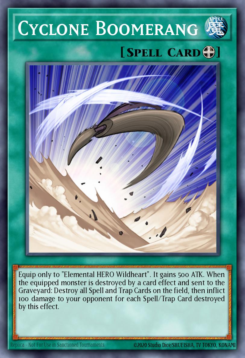 Cyclone Boomerang Yu-Gi-Oh card