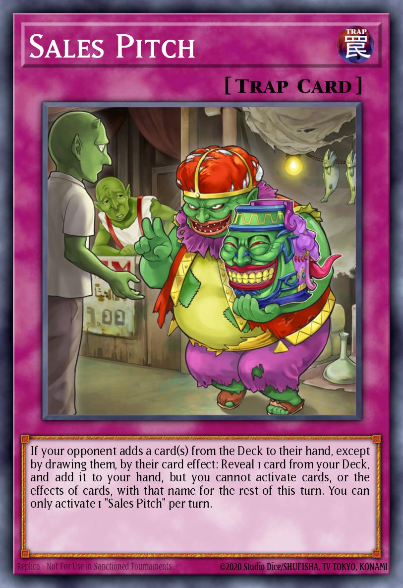Sales Pitch Yu-Gi-Oh card