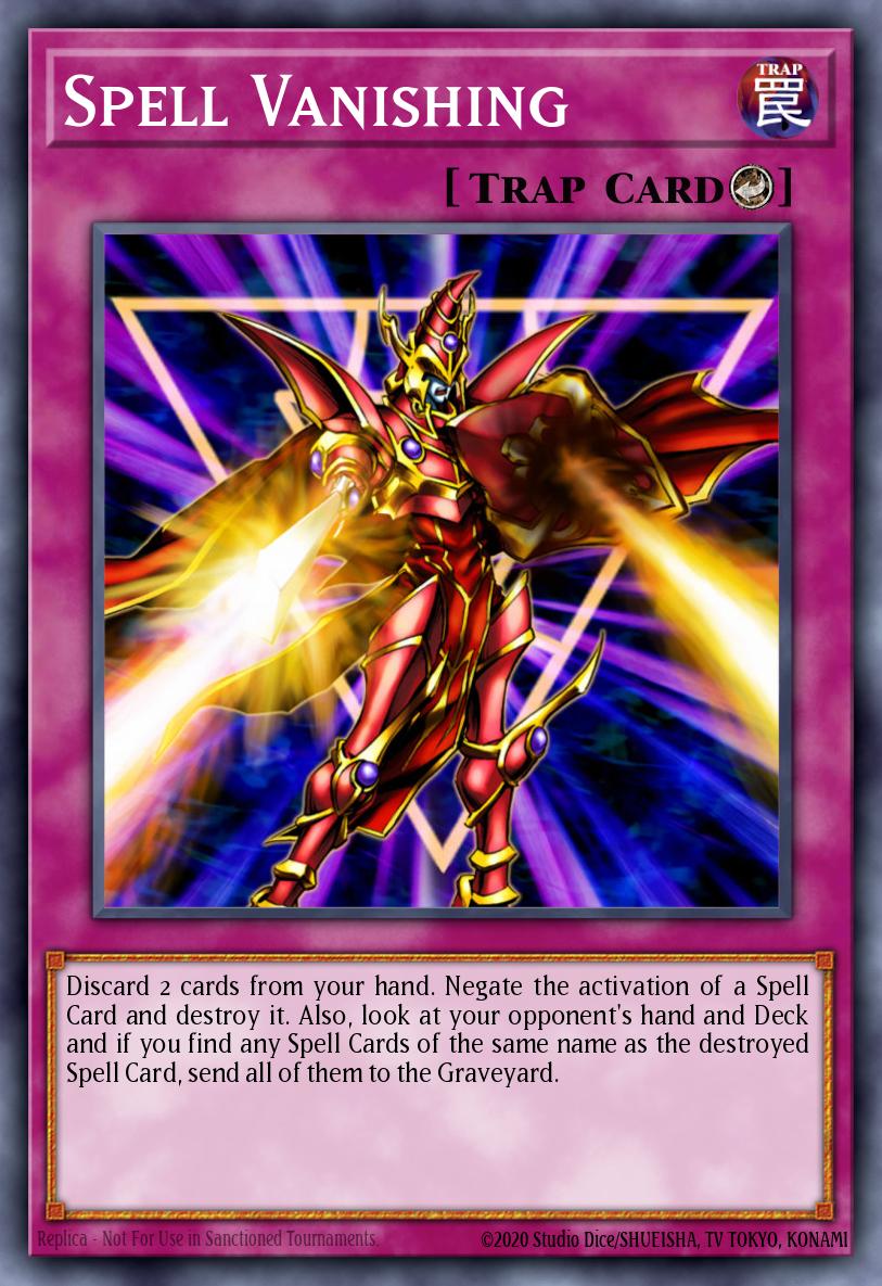 Spell Vanishing Yu-Gi-Oh card