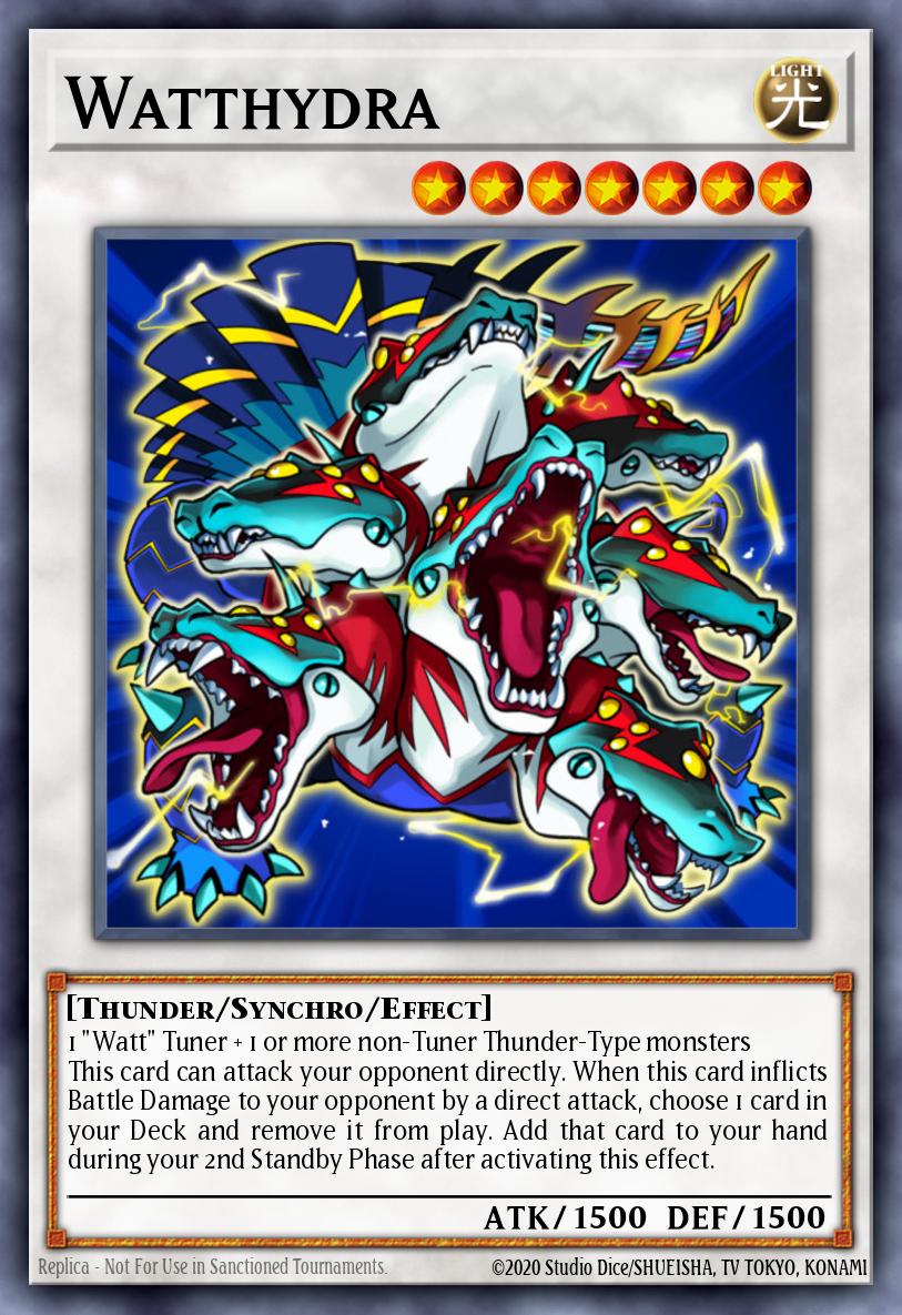 Watthydra Yu-Gi-Oh card