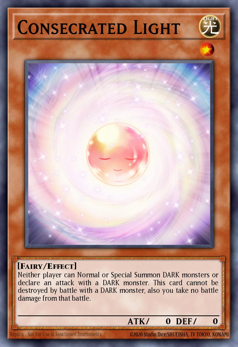 Consecrated Light Yu-Gi-Oh card