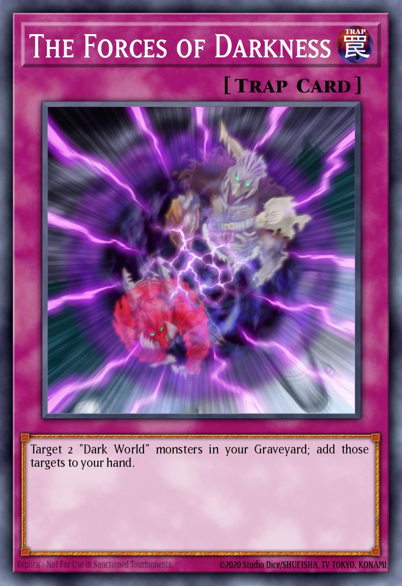 The Forces of Darkness Yu-Gi-Oh card