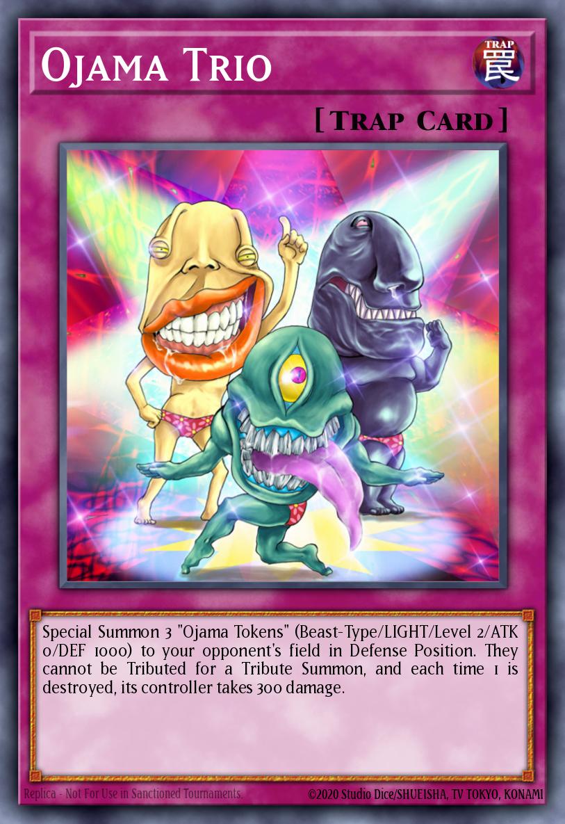 Ojama Trio Yu-Gi-Oh card