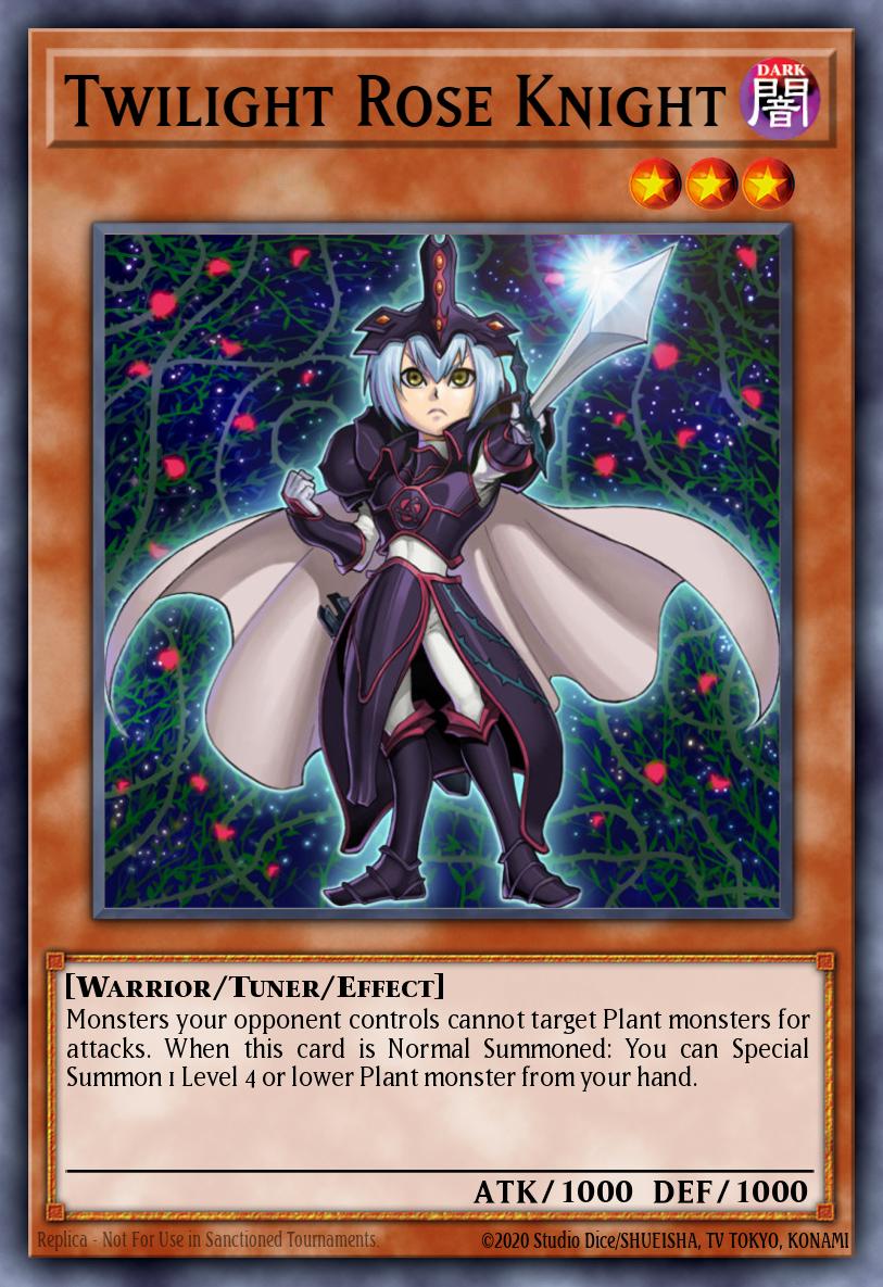 Twilight Rose Knight Yu-Gi-Oh card