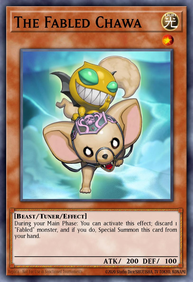 The Fabled Chawa Yu-Gi-Oh card