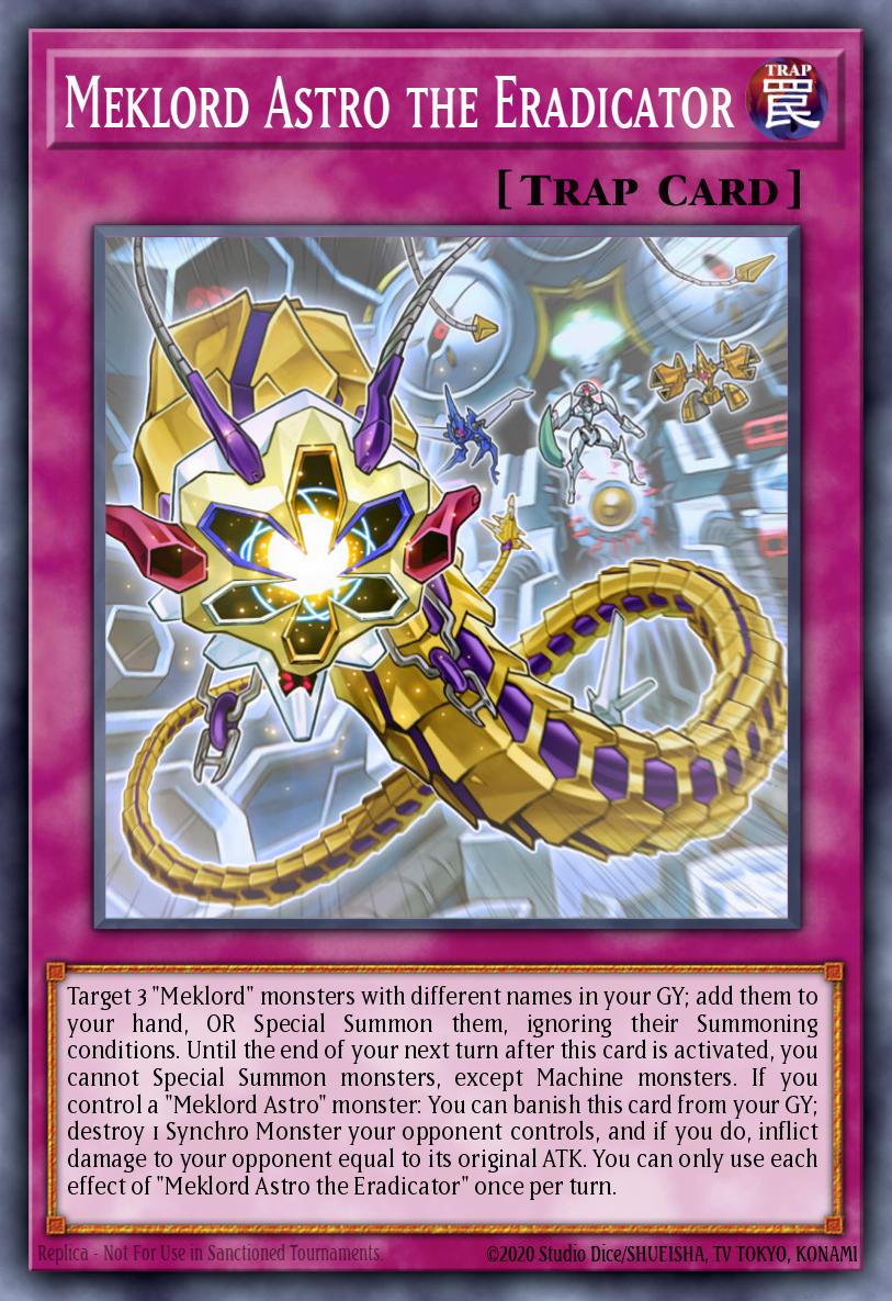Meklord Astro the Eradicator Yu-Gi-Oh card