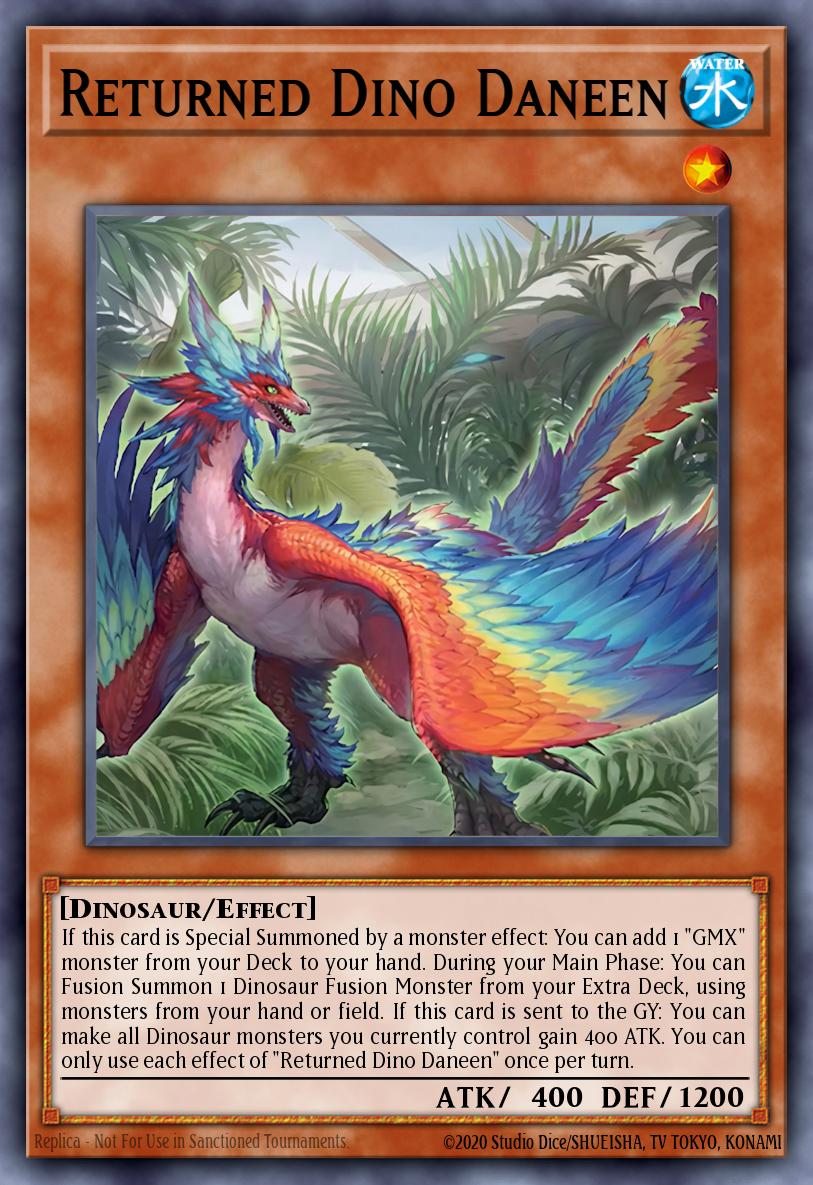 Returned Dino Daneen Yu-Gi-Oh card