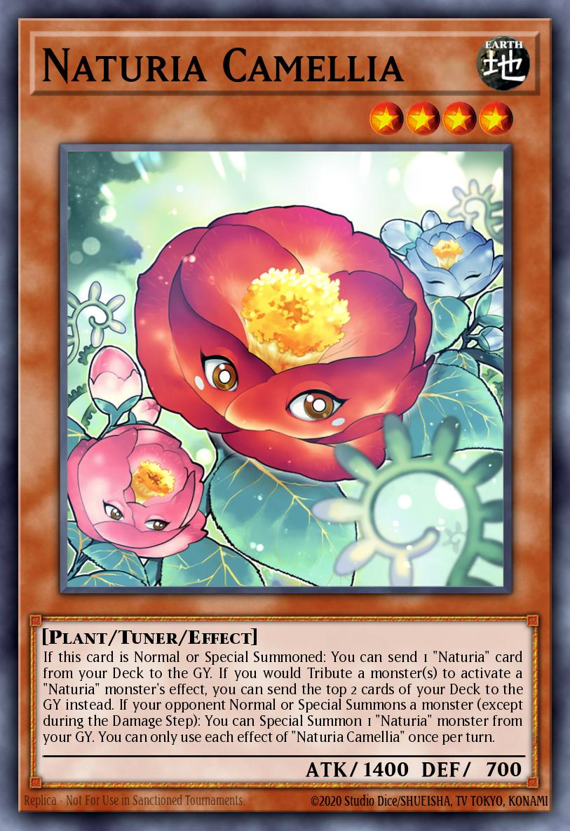 Naturia Camellia Yu-Gi-Oh card