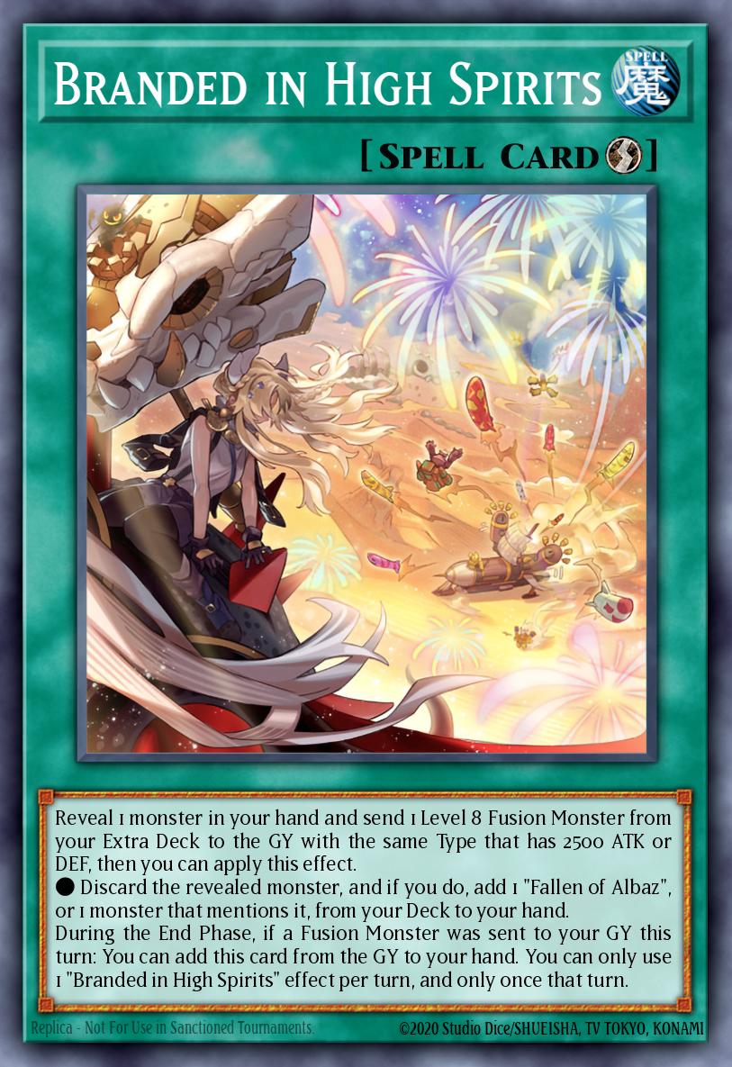 Branded in High Spirits Yu-Gi-Oh card