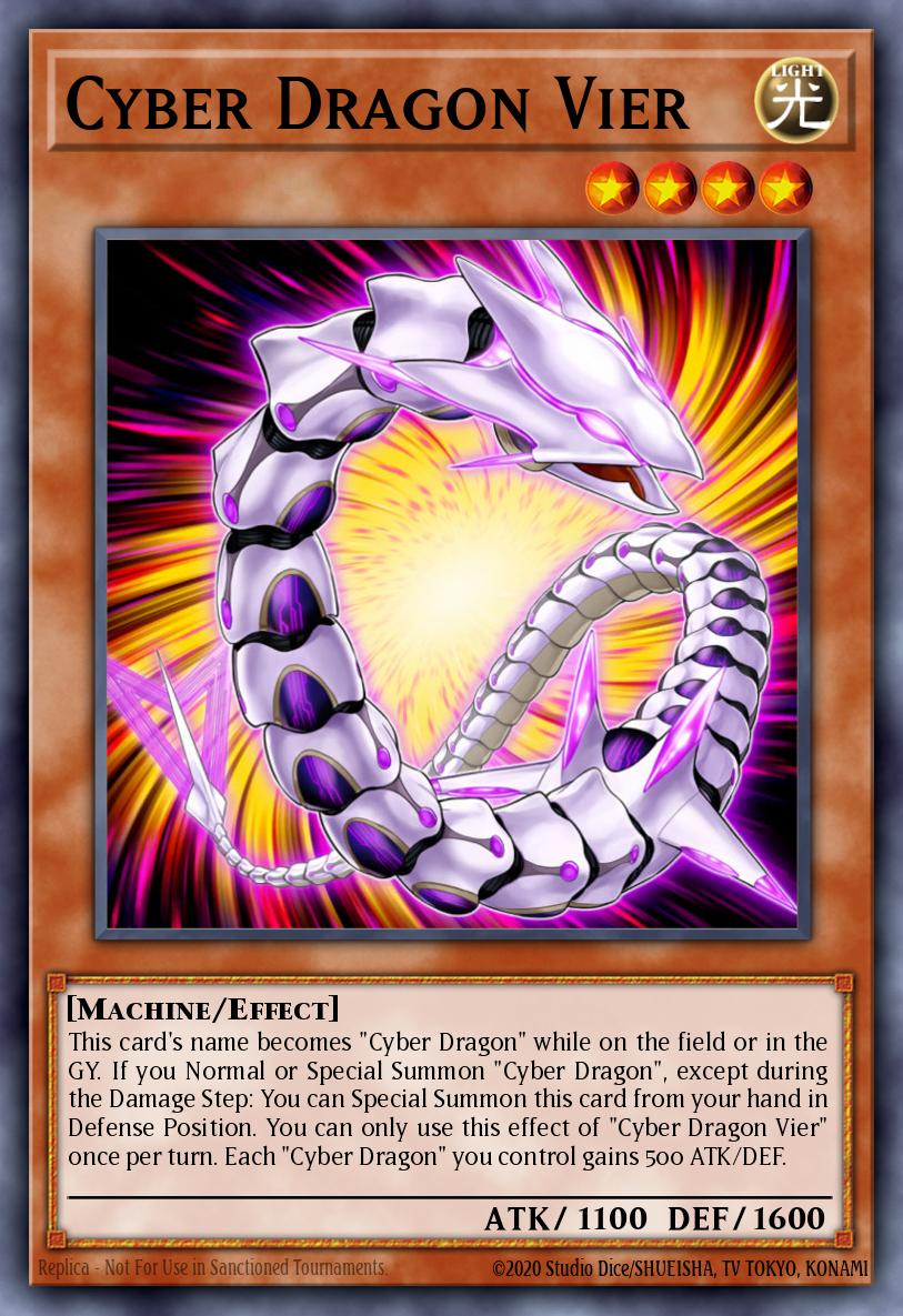 Cyber Dragon Vier Yu-Gi-Oh card