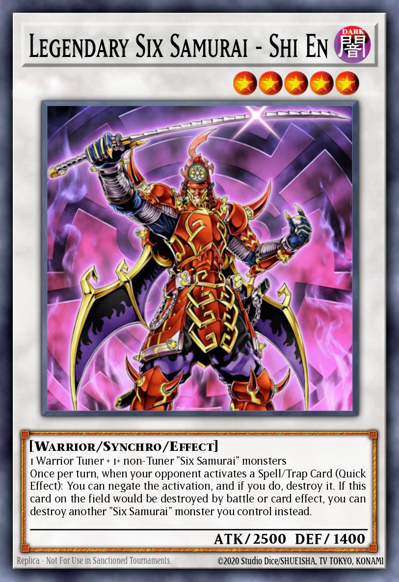 Legendary Six Samurai - Shi En Yu-Gi-Oh card