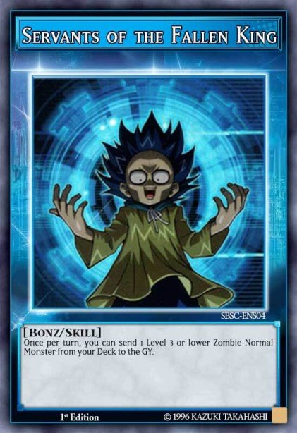 Servants of the Fallen King Yu-Gi-Oh card