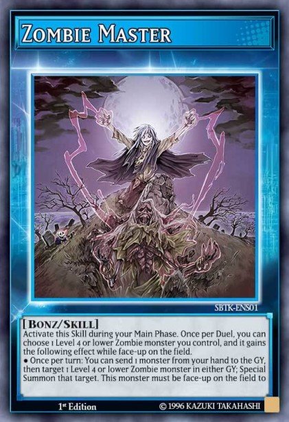 Zombie Master (Skill Card) Yu-Gi-Oh card