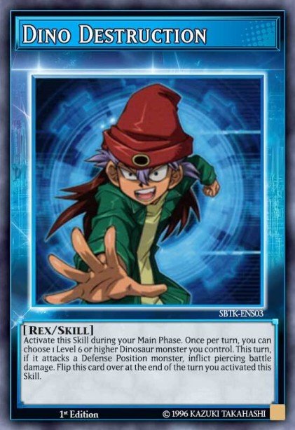 Dino Destruction Yu-Gi-Oh card