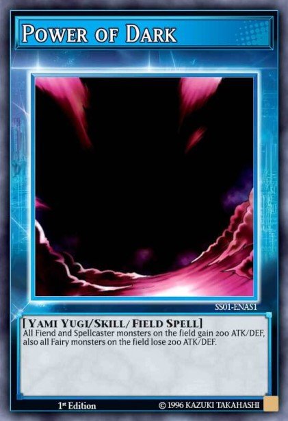 Power of Dark Yu-Gi-Oh card