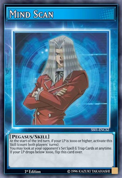 Mind Scan (Skill Card) Yu-Gi-Oh card