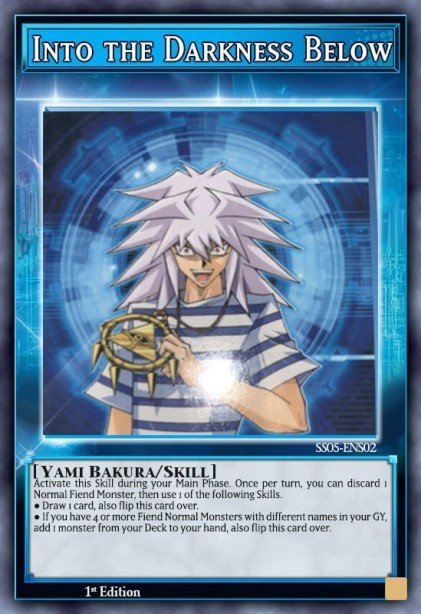 Into the Darkness Below Yu-Gi-Oh card