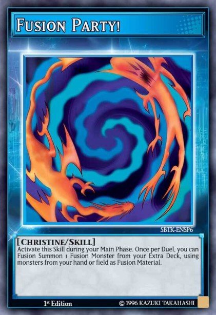 Fusion Party! Yu-Gi-Oh card