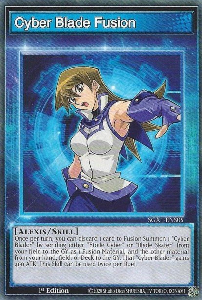 Cyber Blade Fusion Yu-Gi-Oh card