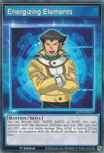 Energizing Elements Yu-Gi-Oh card