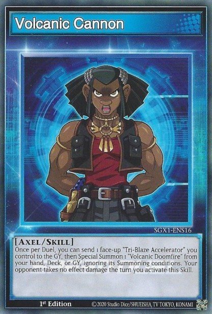 Volcanic Cannon Yu-Gi-Oh card