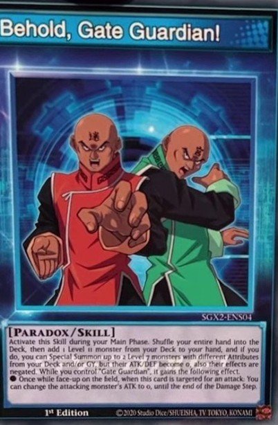 Behold, Gate Guardian! Yu-Gi-Oh card