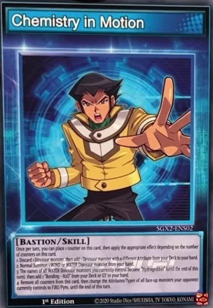 Chemistry in Motion Yu-Gi-Oh card