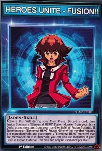 HEROES UNITE - FUSION!! Yu-Gi-Oh card